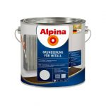 METALLIKRUNTV&Auml;RV ALPINA GRUNDIERUNG F&Uuml;R METALL 2,5L HALL MATT