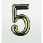 KORTERINUMBER 5 MESSING/PLASTIK