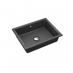 VANNITOAVALAMU TURTL 125MM 445X340MM GRANIIT MUST