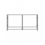 AUTOV&Auml;RAVA RAAM 1250X4000MM KUUMTSINK