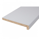 AKNALAUD LAMINEERITUD PUITPLASTPLAAT P2 18X2400X250MM NINAGA VALGE
