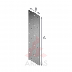 NAELUTUSPLAAT ARRAS 60X240X2,0 ZN