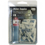 KIPSPLAADI T&Uuml;&Uuml;BEL COBRA NYLON TOGGLE -26KG 6MM 10TK PAKIS