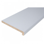 AKNALAUD LAMINEERITUD PUITPLASTPLAAT P2 18X1650X300MM NINAGA VALGE