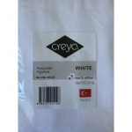 PADJAP&Uuml;&Uuml;R CREYA 60X80CM SATIINIST VALGE 2TK