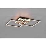 LAELAMP TRIO GIRO 25W LED 3000LM 2700-6000K SQ MUST