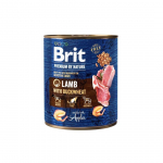KOERAKONSERV BRIT PREMIUM BY NATURE LAMBALIHA TATRAGA 0,4KG