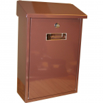 POSTKAST FISKOSTAR 27X40X11,6CM PRUUN