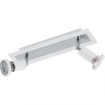 KOHTVALGUSTI EGLO SARRIA 2X4,5W GU10 2X400LM 3000K VALGE/KROOM