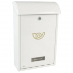 POSTKAST FISKOSTAR 25X40X10CM VALGE