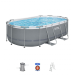BASSEIN OVAALNE STEEL PRO MAX 427X250100CM KOMPLEKT