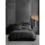 VOODIPESUKOMPLEKT CREYA 200X220CM + 2X50X70CM MUST