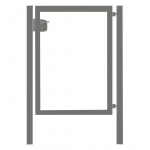 JALGV&Auml;RAVA RAAM LOCINOX LUKUGA 1950X1000MM RAL7016 ZN
