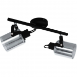 KOHTVALGUSTI EGLO BERREGAS E27 2X40W MUST/KROOM