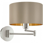 SEINALAMP EGLO MASERLO 1X60W E27 TAUPE/KULD