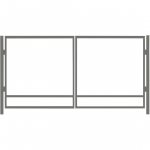 AUTOV&Auml;RAVA RAAM 950X4000MM HALL RAL7016 ZN