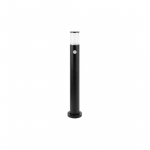 V&Auml;LISVALGUSTI DALIA BOLLARD E27 15W IP54 80 CM MUST SENSOR