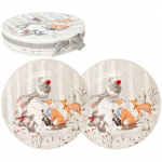 TALDRIKUD MIA SNOW D19CM 2TK, KINKEKARBIS