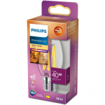 LED LAMP PHILIPS CLASSIC 3,4W (40W) B35 E14 FIL. 2200-2700K WG
