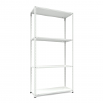 LAORIIUL 150X75X30 4 RIIULIT, VALGE, HOME SYSTEM