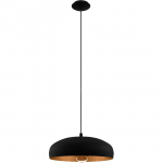 LAELAMP EGLO MOGANO1 60W E27 400MM MUST/VASKNE