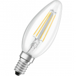 LED LAMP OSRAM 3,4W B35 E14 470LM 2700K CLASSIC FIL.