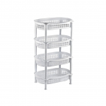 RIIUL PLASTMASSIST 51X31X85CM, VALGE