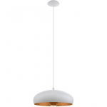LAELAMP EGLO MOGANO1 60W E27 D400MM VALGE/VASK