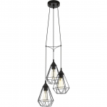 LAELAMP EGLO TARBES 3X60W E27 MUST &Uuml;MAR LAEROSETT