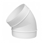 P&Otilde;LV EUROPLAST PLAST 45&deg; 125MM AL125-45