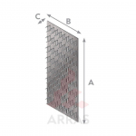 OGAPLAAT 48X150X1,3 MM