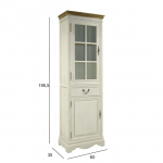 VITRIINKAPP SAMIRA 60X35XH195,5CM ANTIIKVALGE