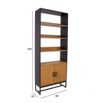 RIIUL AMSTERDAM 80X30XH180CM TAMM/MUST