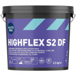 PLAATIMISSEGU KIILTO HIGHFLEX S2 DF VALGE KUUMAKINDEL 2,5KG
