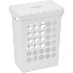 PESUKORV PLAST TEAM SPRINGFIELD RECTANGULAR 33L VALGE