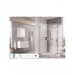 DU&Scaron;IKOMPLEKT RAVAK 90X195CM 5IN1 BLSCP4, SET6 ALUMIINIUM