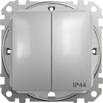 L&Uuml;LITI 2-NE IP44 SCHNEIDER-ELECTRIC SEDNA DESIGN ALU