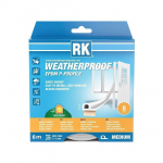 AKNA- JA UKSETIHEND RK EPDM MEDIUM P-PROFIIL VALGE 6M