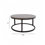 DIIVANILAUD BRITE D60XH32CM HALL