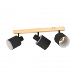 KOHTVALGUSTI EGLO BATALLAS 3X10W E27 PUIT/MUST