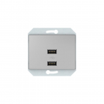 USB PESA VILMA XP500 RAAMITA 2XUSB 3,4 А METALLIC