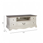 TV-LAUD SAMIRA NEW 117X53XH50CM ANTIIKVALGE