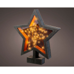 DEKORATSIOON LED-T&Auml;HT VINEER 4,2X26X28CM MUST