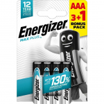 PATAREI ENERGIZER MAX PLUS ALKALINE AAA 1,5V 4TK PAKIS