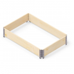 PEENRAKAST UPYARD ECO NATURAAL 120X80CM