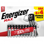 PATAREI ENERGIZER MAX ALKALINE AAA 1,5V 10TK PAKIS
