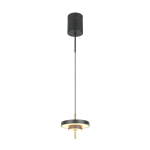 LAELAMP TRIO KEATON LED 20CM MUST MATT/MESSING