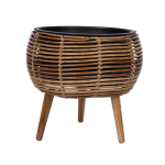 LILLEPOTT WICKER 37X37XH35CM, HELEPRUUN