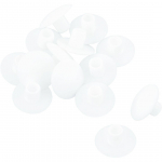 KATTEKORK SUKI &Oslash;8MM PLASTIK VALGE 2TK PAKIS