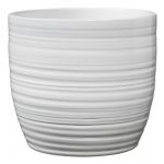 &Uuml;MBRISPOTT SOENDGEN KERAMIK BERGAMO PURE &Oslash;14X13CM VALGE